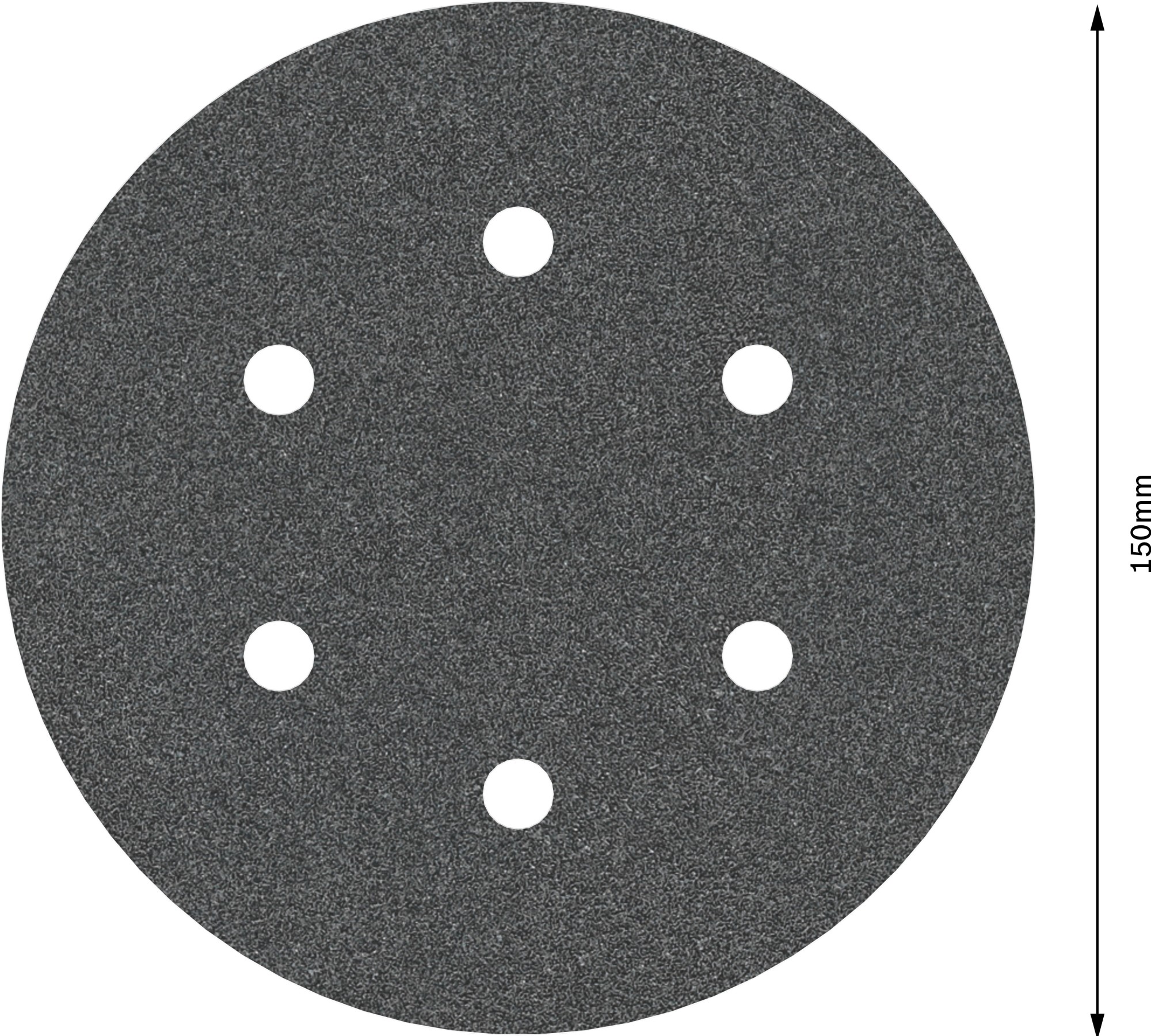 Disco de lija PRO F355, 150 mm, G120, 5 unidades