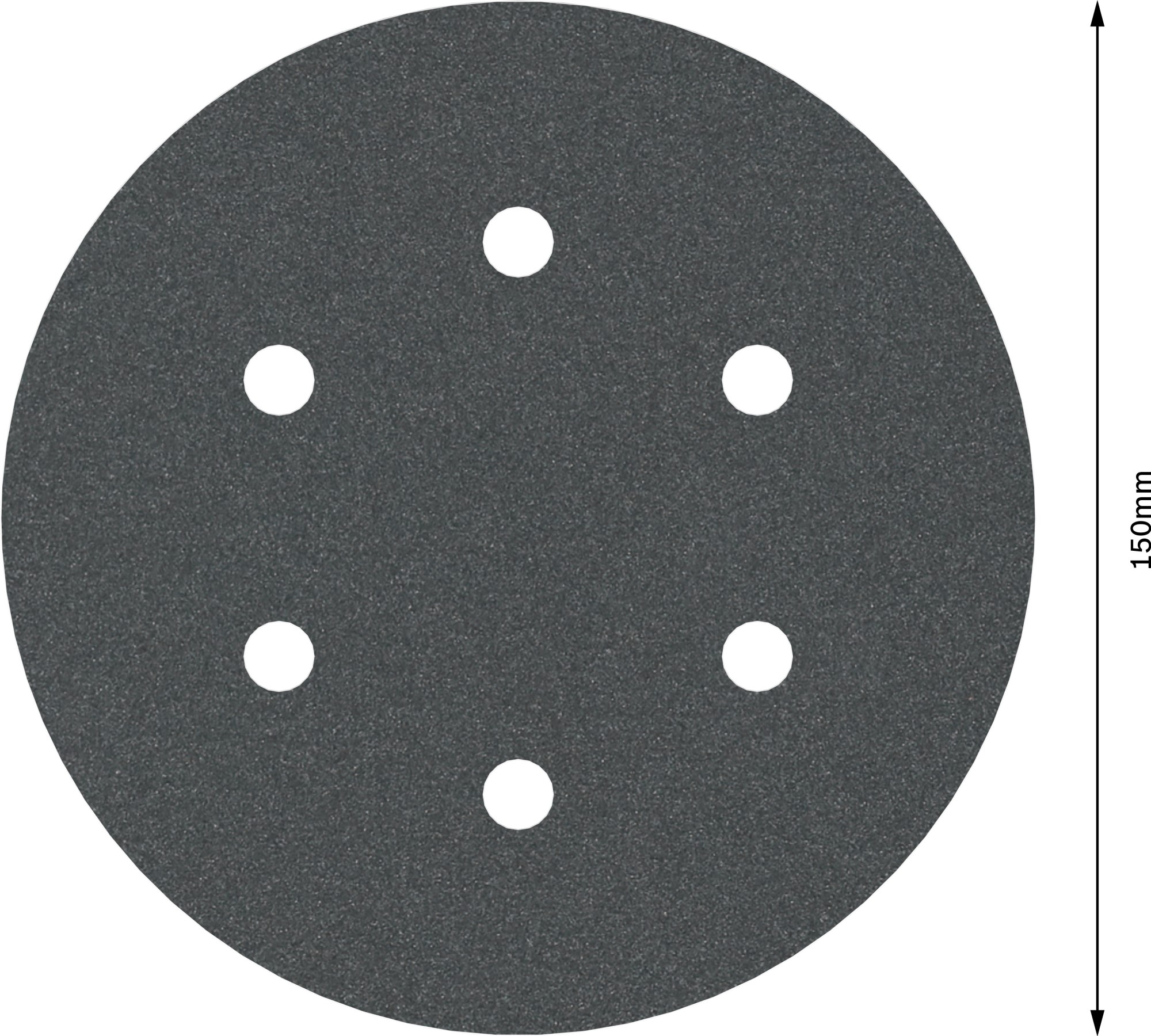 Disco de lija PRO F355, 150 mm, G180, 5 unidades