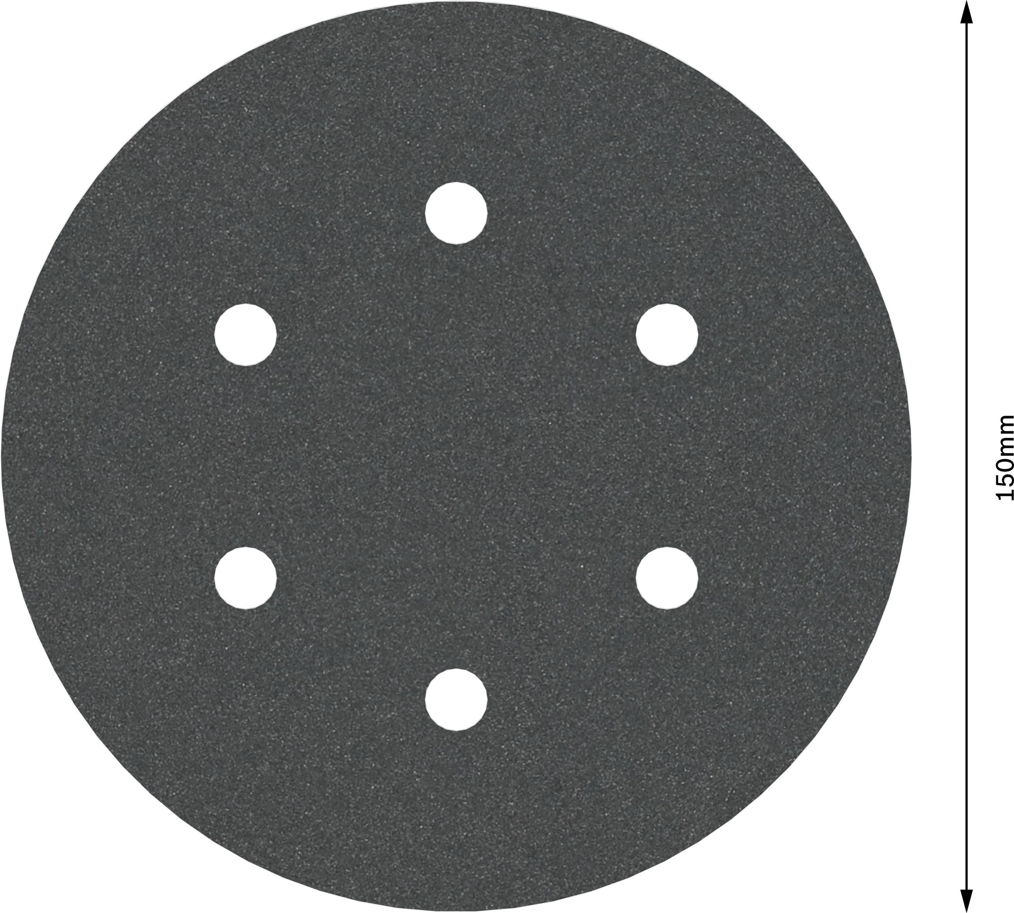 Disco de lija PRO F355, 150 mm, G240, 5 unidades