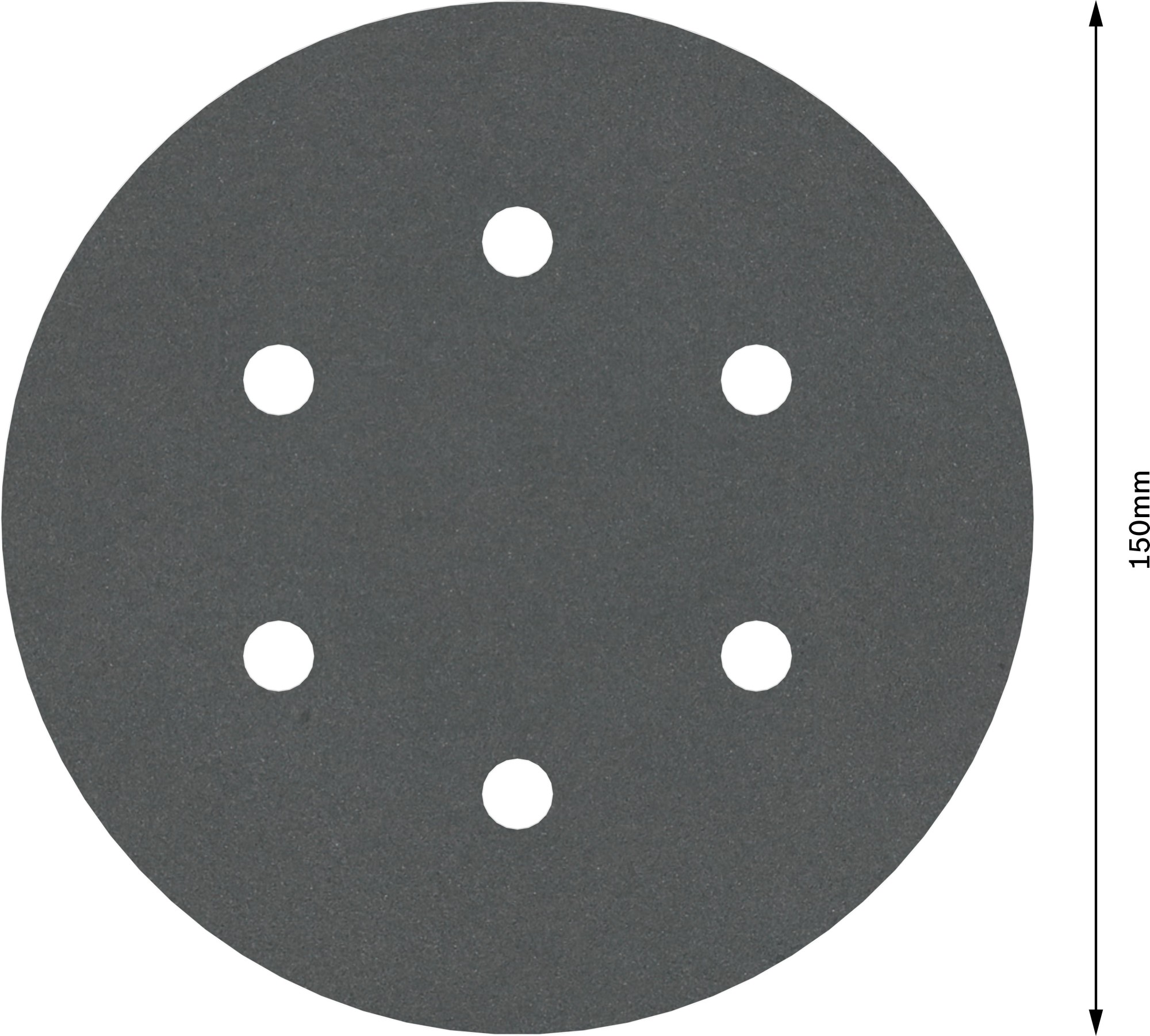 Disco de lija PRO F355, 150 mm, G400, 5 unidades