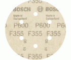 Disco de lija PRO F355, 150 mm, G600, 5 unidades
