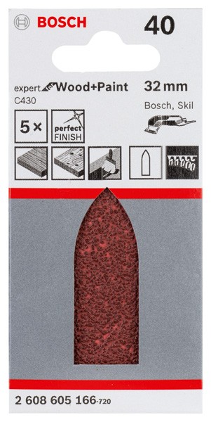 Hoja de lija C430, paquete de 5 uds.