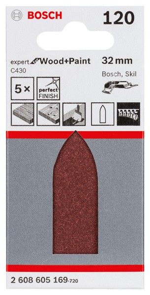 Hoja de lija C430, paquete de 5 uds.