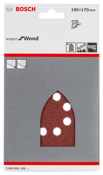 Estuche de 6 hojas de lija C430