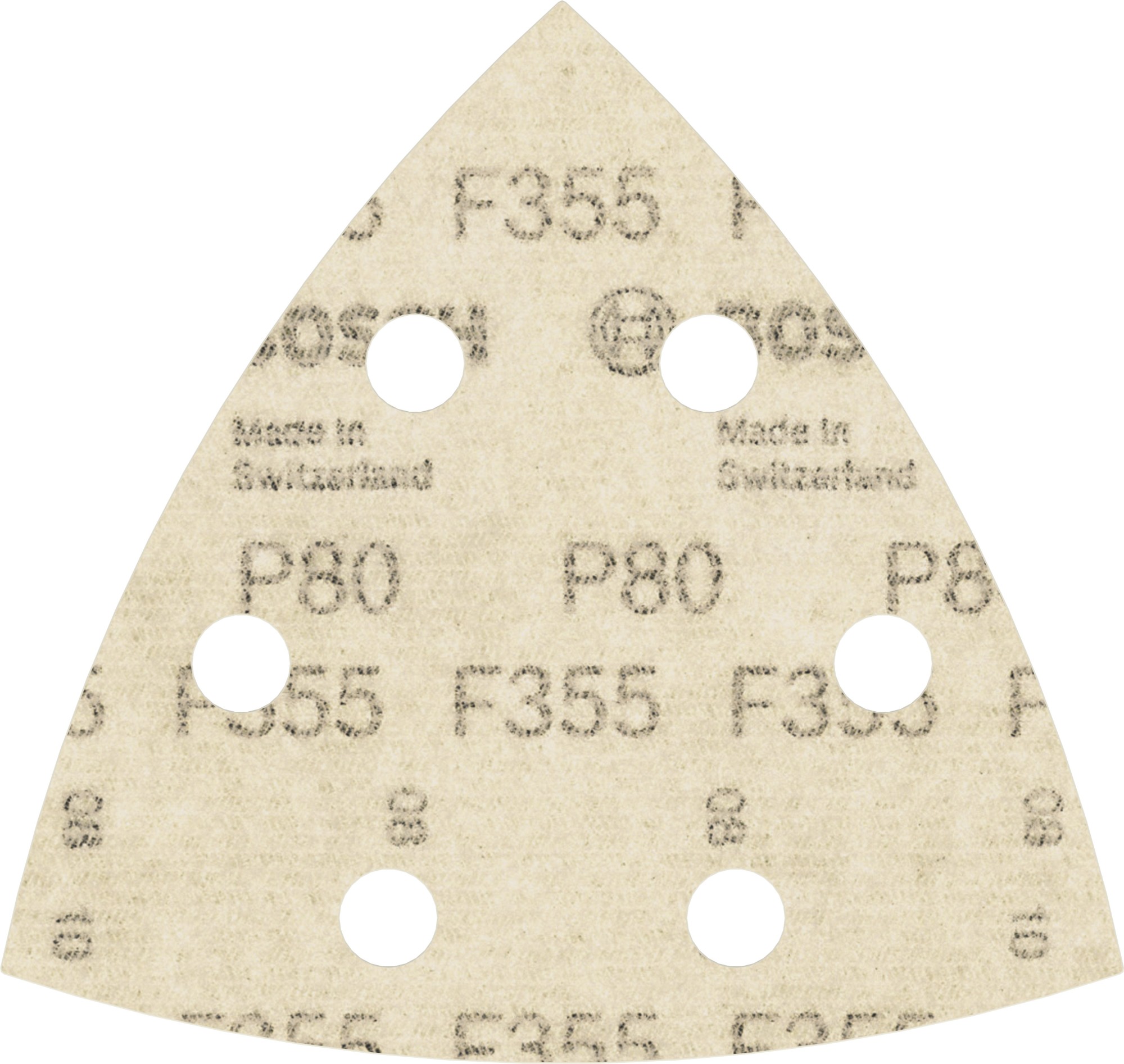 Hoja de lija PRO F355, 93 mm, G80, 5 unidades