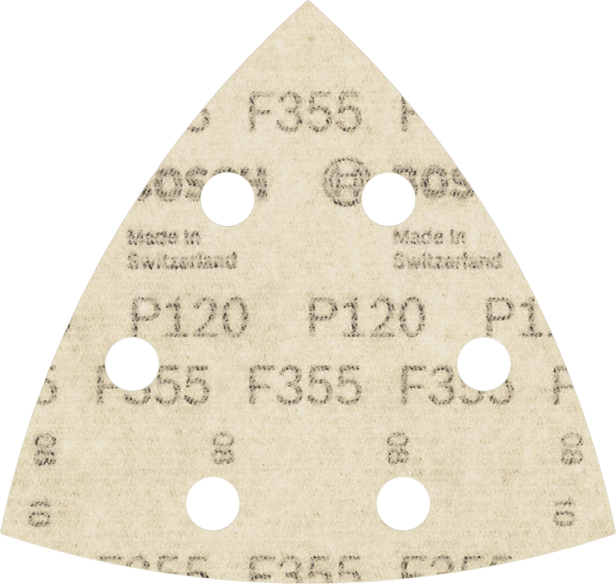Hoja de lija PRO F355, 93 mm, G120, 5 unidades