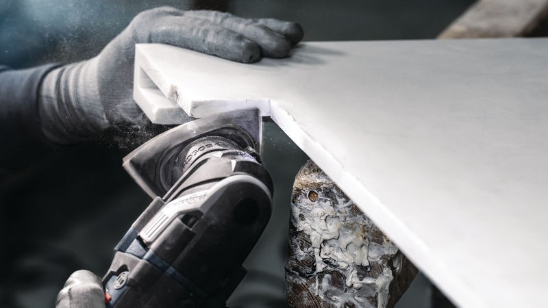 Hoja de lija PRO F355, 93 mm, G320, 5 unidades