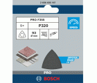 Hoja de lija PRO F355, 93 mm, G320, 5 unidades