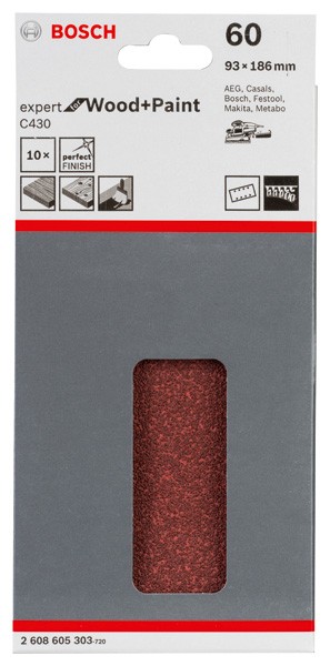 Hoja de lija C430, paquete de 10 uds.