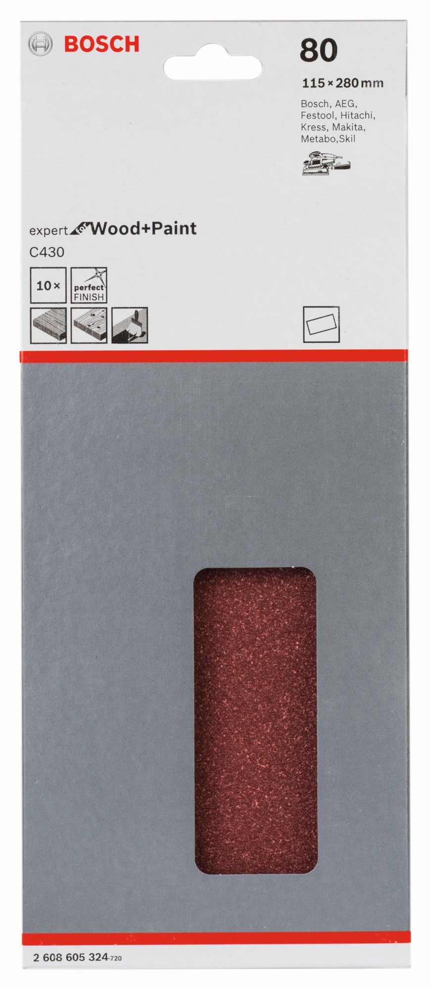 Hoja de lija C430, paquete de 10 uds.