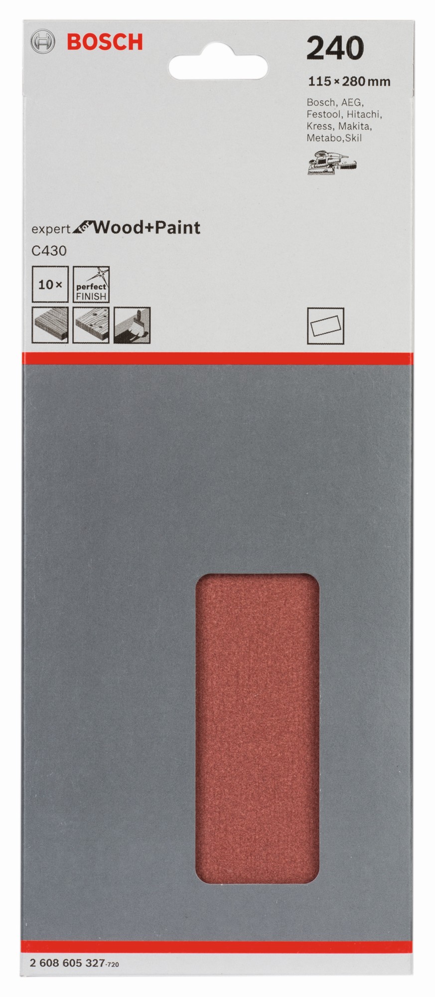 Hoja de lija C430, paquete de 10 uds.