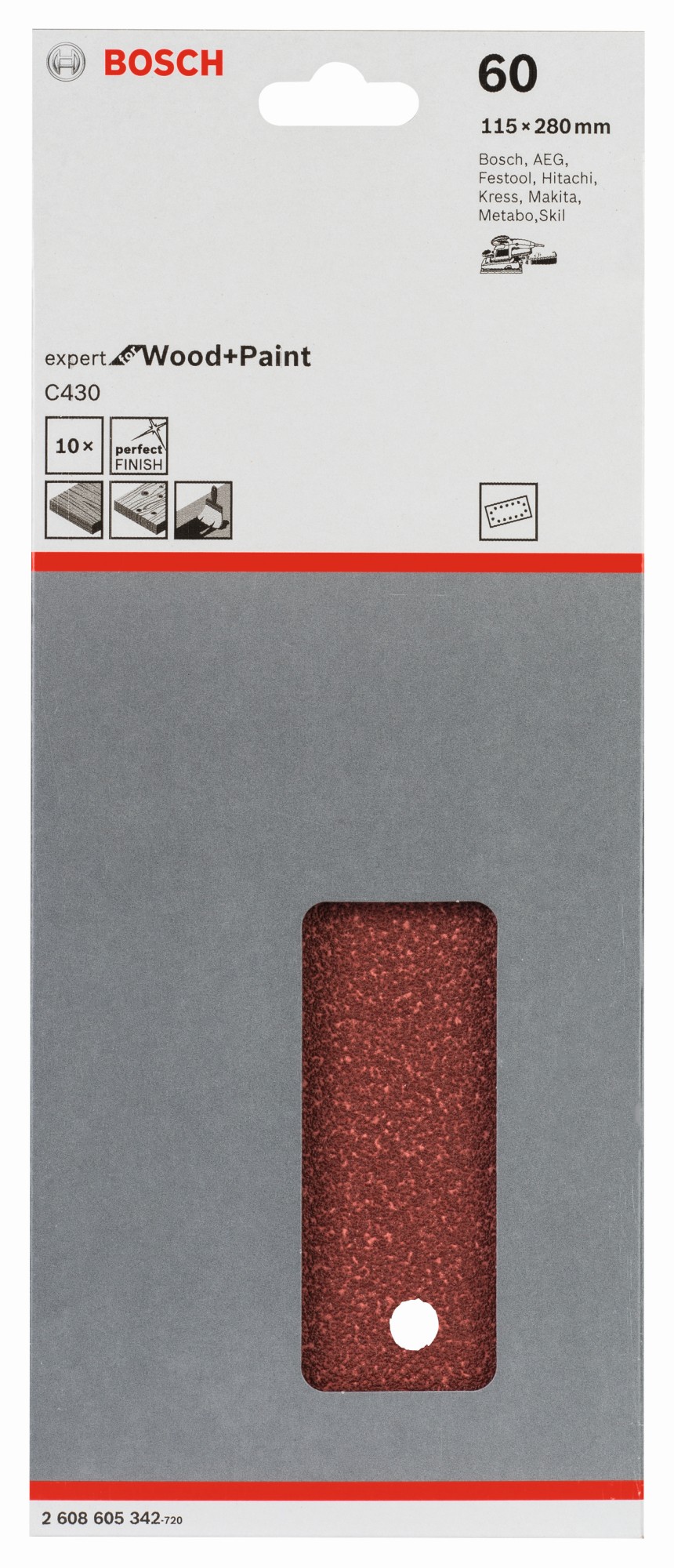 Hoja de lija C430, paquete de 10 uds.