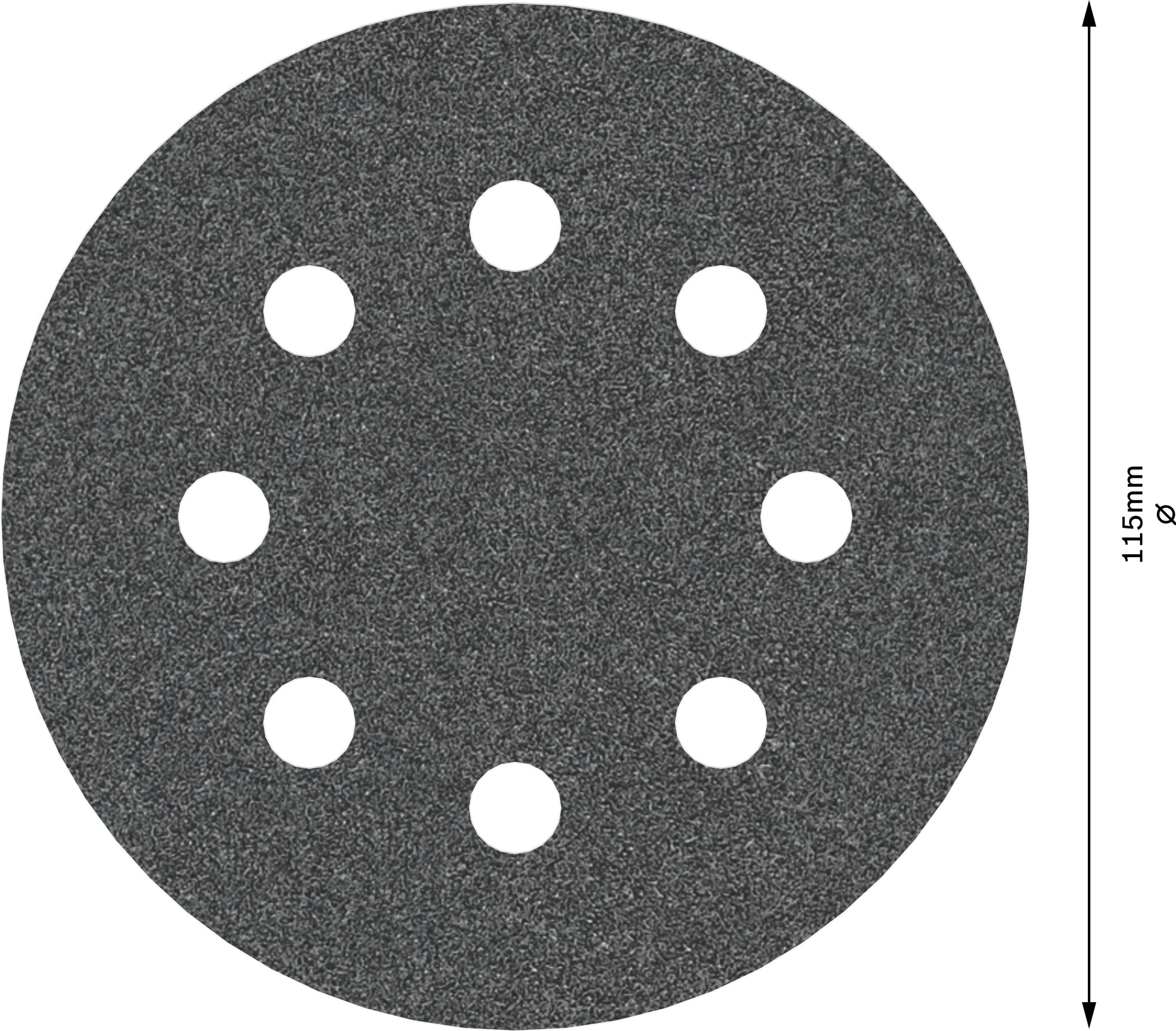 Disco de lija PRO F355, 115 mm, G120, 5 unidades