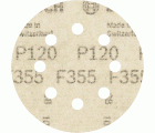 Disco de lija PRO F355, 115 mm, G120, 5 unidades