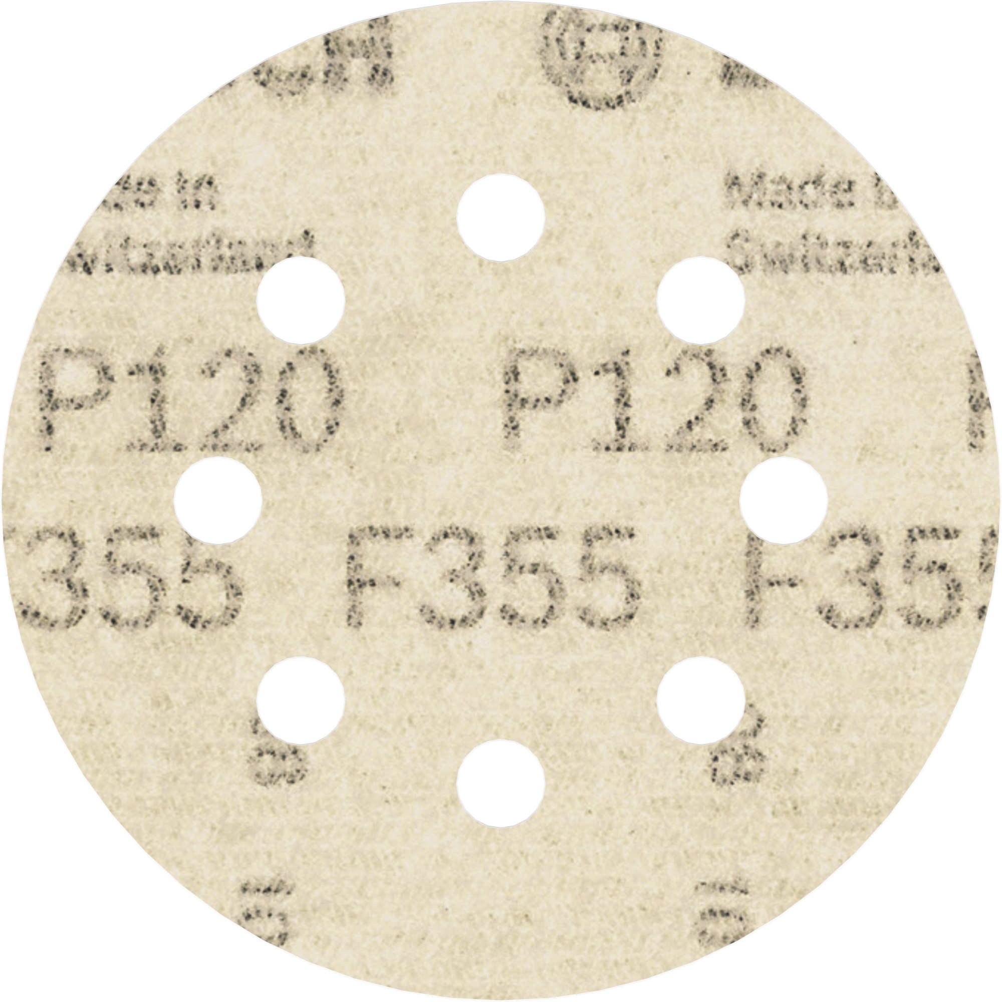 Disco de lija PRO F355, 115 mm, G120, 5 unidades