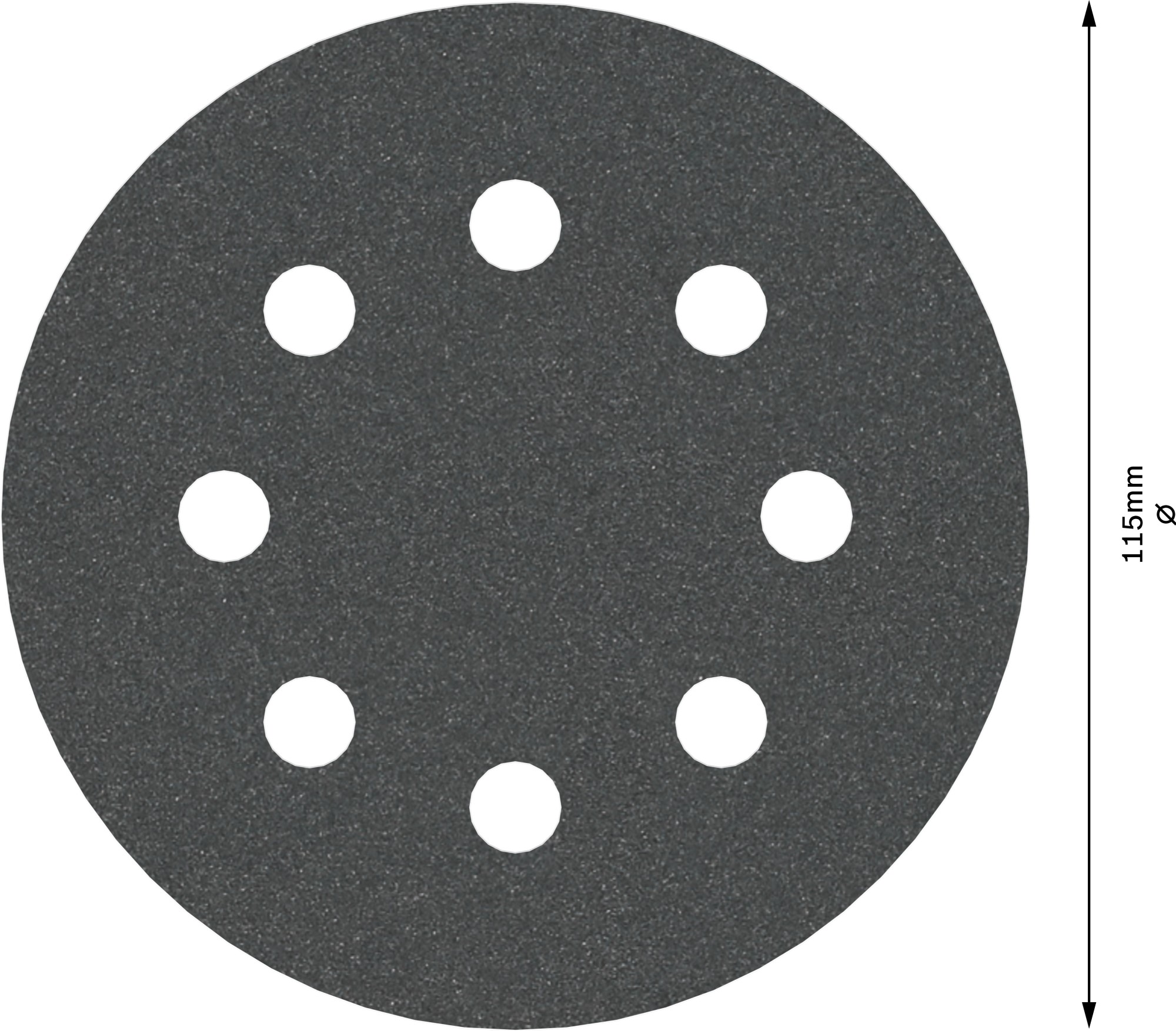 Disco de lija PRO F355, 115 mm, G240, 5 unidades