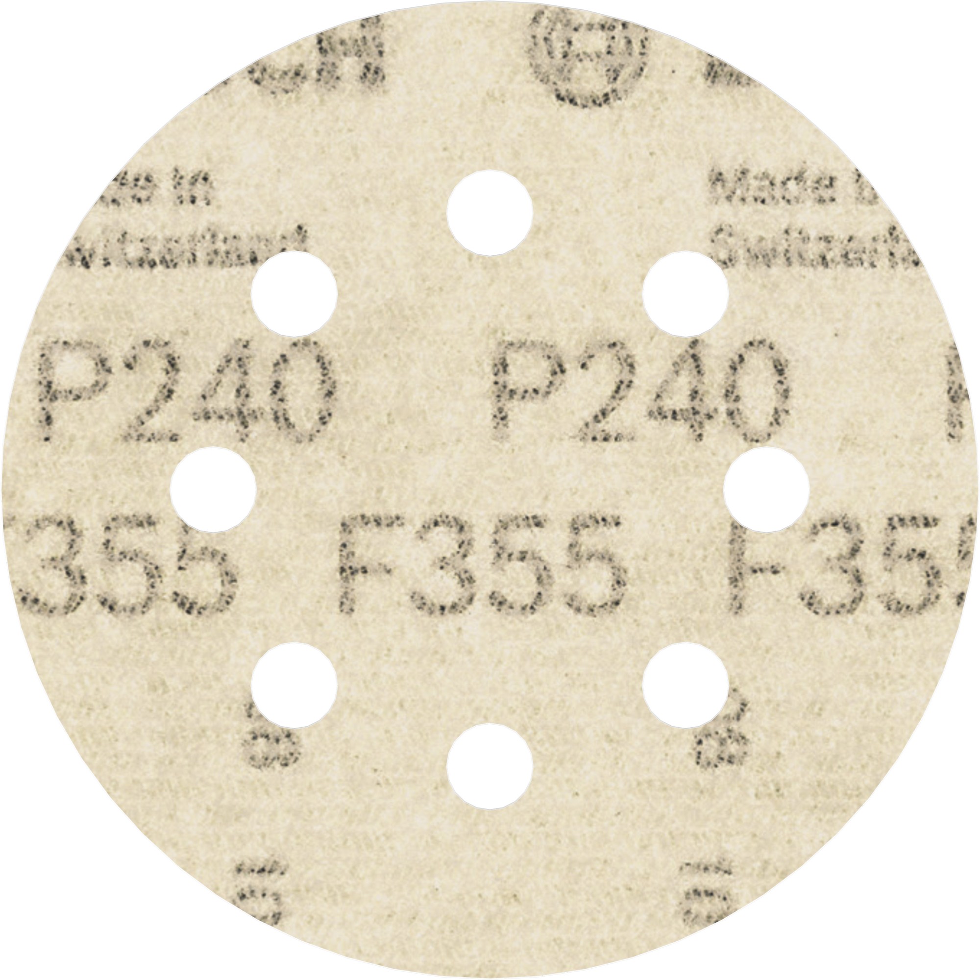 Disco de lija PRO F355, 115 mm, G240, 5 unidades