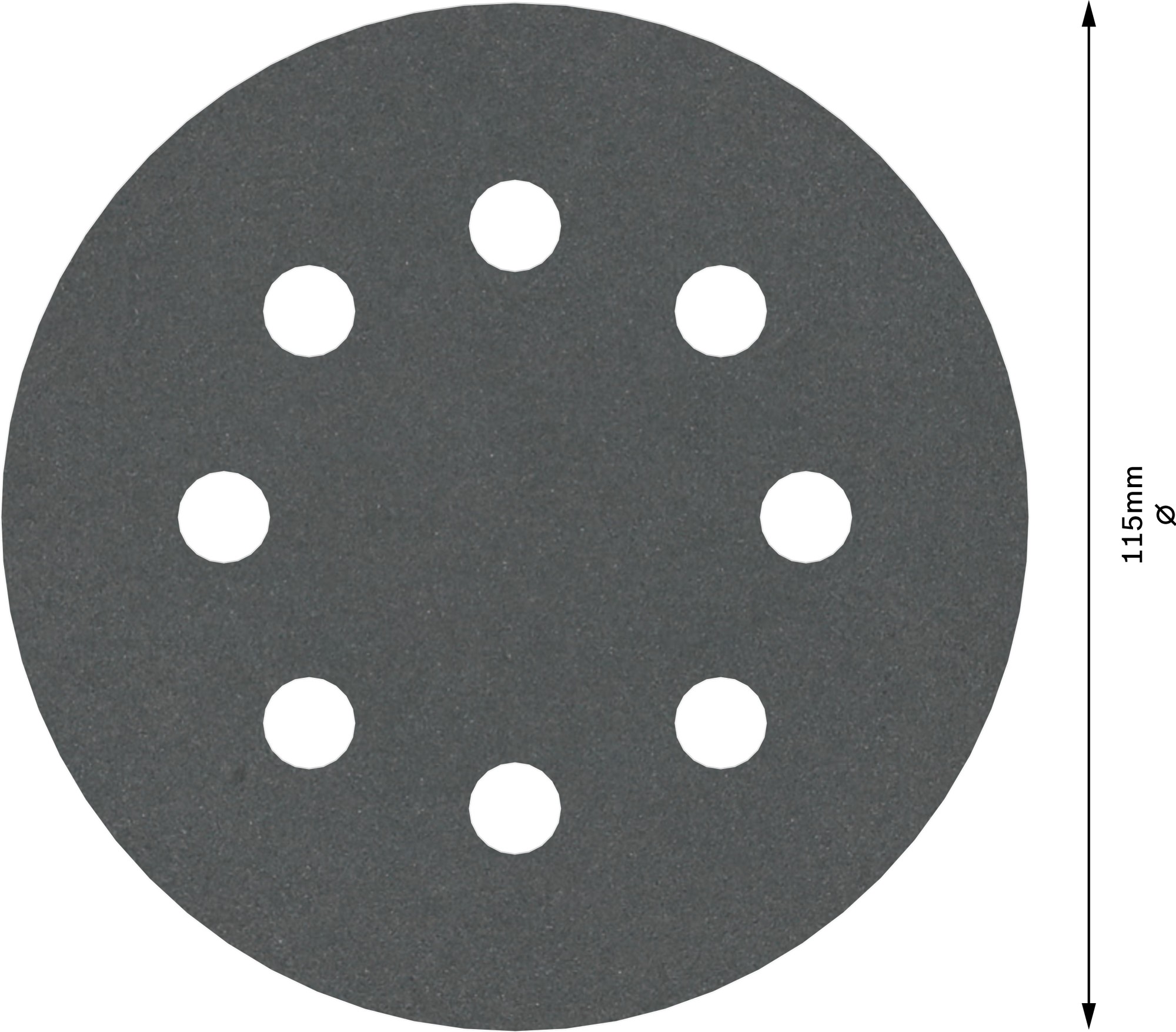 Disco de lija PRO F355, 115 mm, G400, 5 unidades