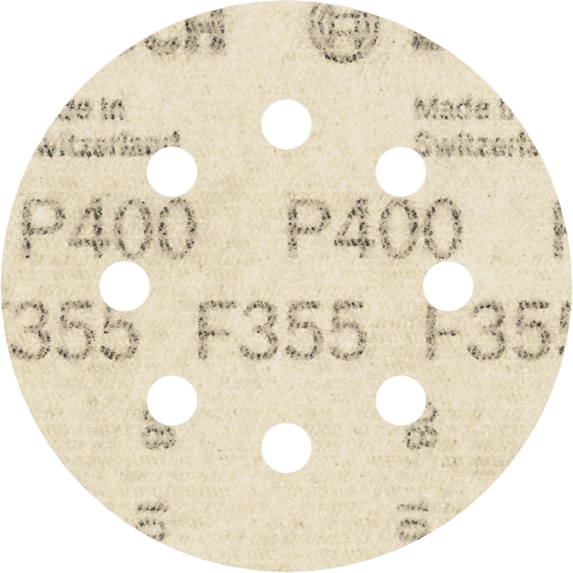 Disco de lija PRO F355, 115 mm, G400, 5 unidades