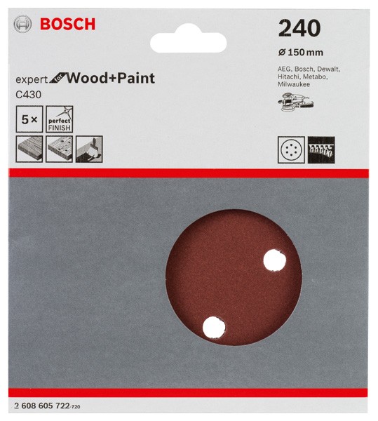 Hoja de lija C430, paquete de 5 uds.