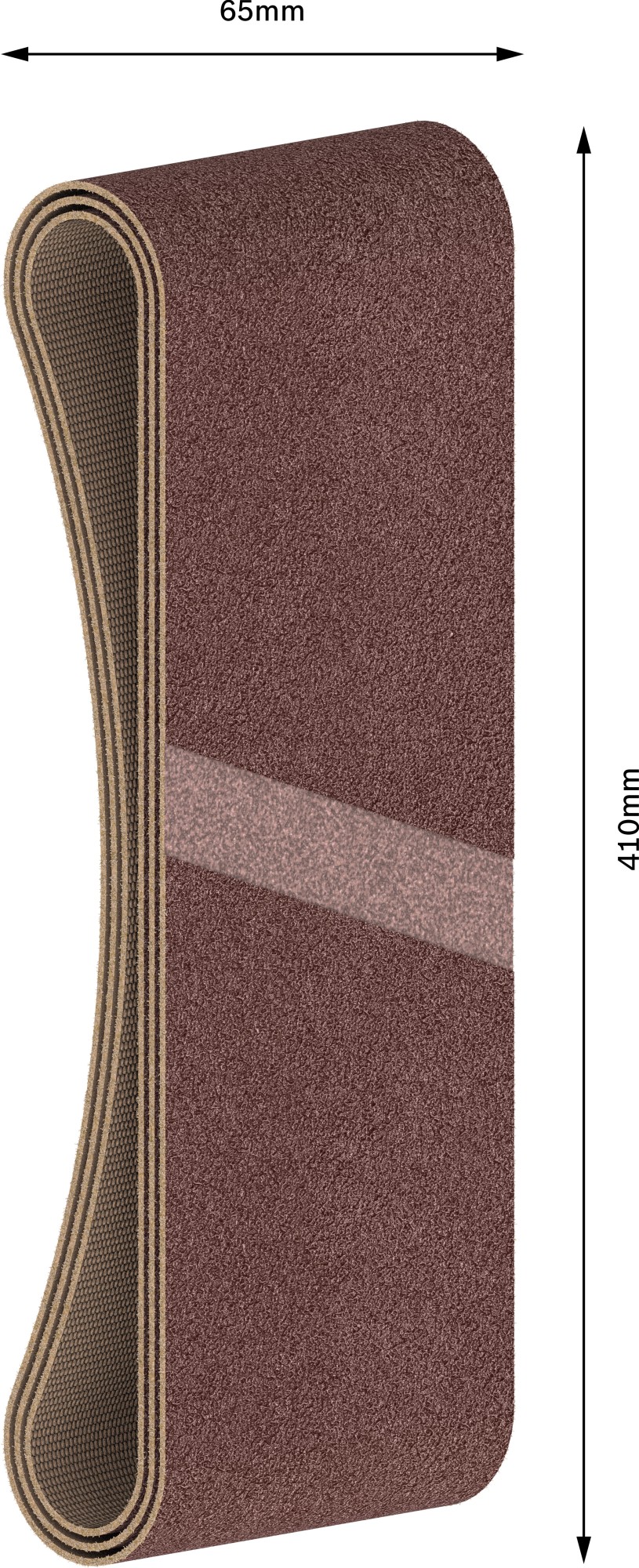 Banda de lija PRO X440, 65 x 410 mm, G60, 3 unidades