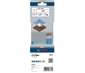 Banda de lija PRO X440, 75 x 457 mm, G80, 3 unidades