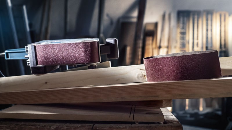 Banda de lija PRO X440, 75 x 457 mm, G60, G80, G100, 3 unidades