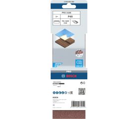 Banda de lija PRO X440, 75 x 533 mm, G40, 3 unidades