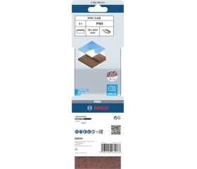 Banda de lija PRO X440, 75 x 533 mm, G80, 3 unidades