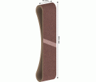 Banda de lija PRO X440, 75 x 610 mm, G120, 3 unidades