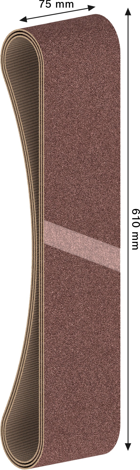 Banda de lija PRO X440, 75 x 610 mm, G120, 3 unidades