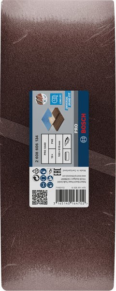 Banda de lija PRO X440, 100 x 610 mm, G40, 10 unidades