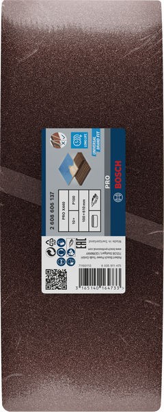 Banda de lija PRO X440, 100 x 610 mm, G100, 10 unidades