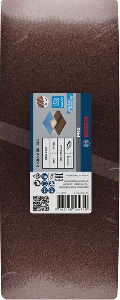 Banda de lija PRO X440, 100 x 610 mm, G150, 10 unidades