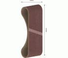 Banda de lija PRO X440, 100 x 620 mm, G80, 3 unidades