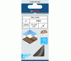 Banda de lija PRO X440, 13 x 457 mm, G60, 3 unidades