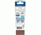 Banda de lija PRO X440, 40 x 305 mm, G60, G80, G120, 3 unidades