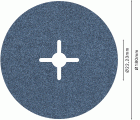 Disco de fibra PRO R574, 180 mm, G60