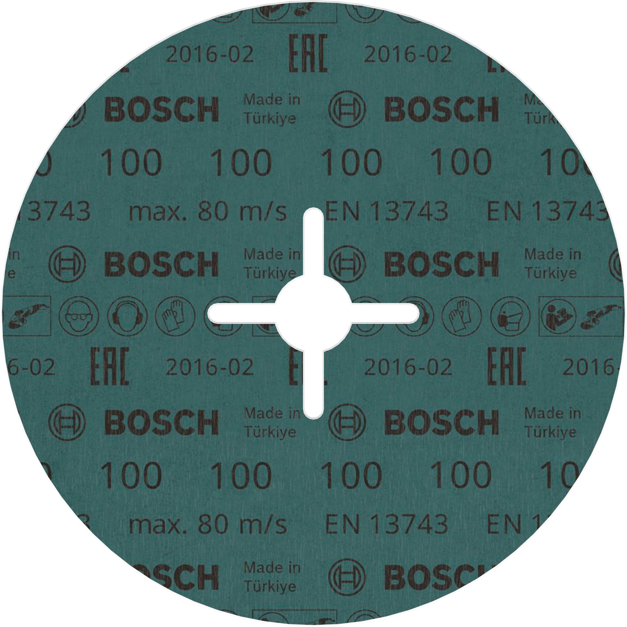 Disco de fibra PRO R574, 180 mm, G100