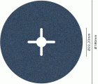 Disco de fibra PRO R574, 180 mm, G120