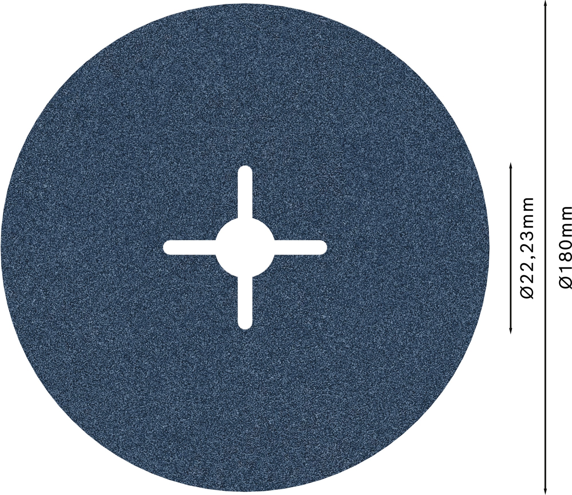 Disco de fibra PRO R574, 180 mm, G120