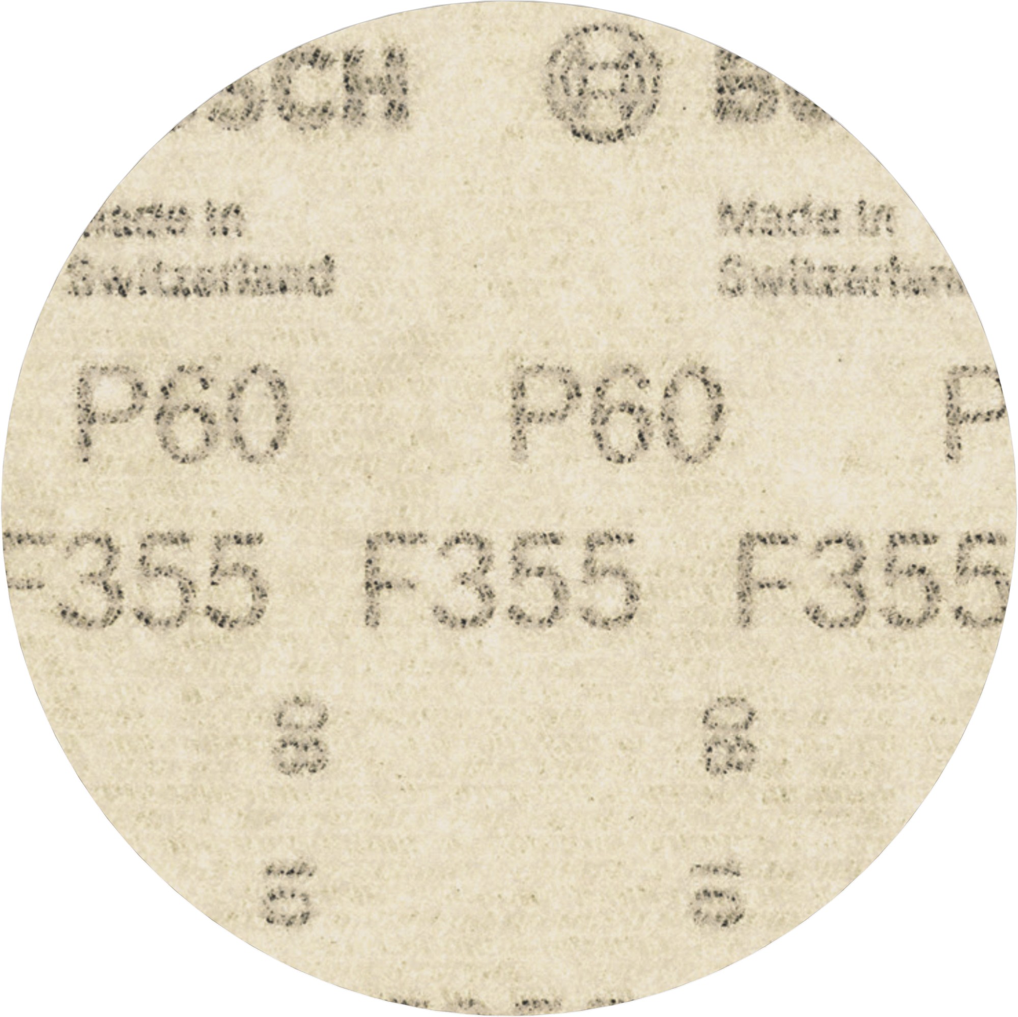 Hoja de lija PRO F355, 125 mm, G60, 10 unidades