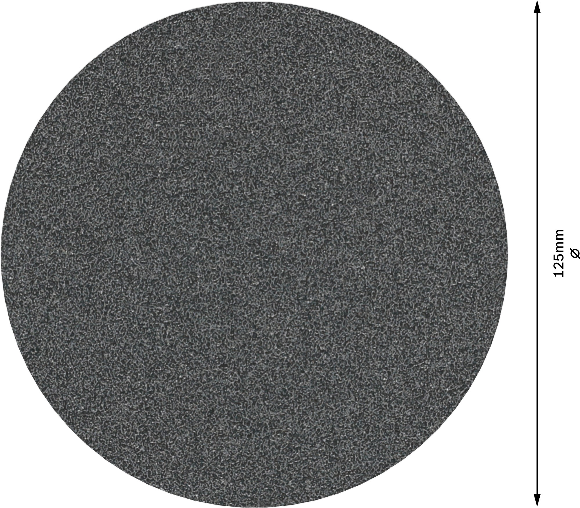 Disco de lija PRO F355, 125 mm, G80, 10 unidades