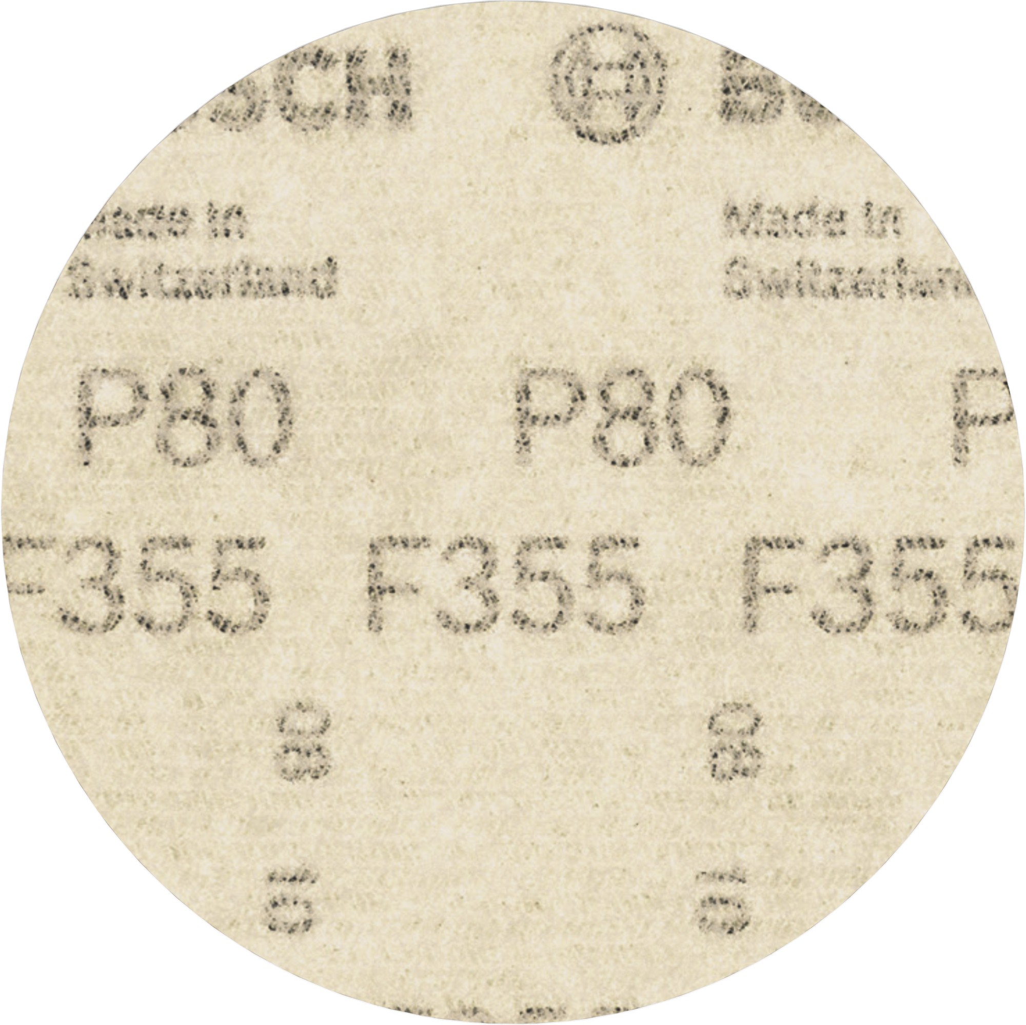 Disco de lija PRO F355, 125 mm, G80, 10 unidades