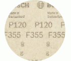 Disco de lija PRO F355, 125 mm, G120, 10 unidades