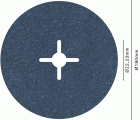 Disco de fibra PRO R574, 180 mm, G36