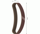 Banda de lija PRO X440, 75 x 533 mm, G180, 10 unidades