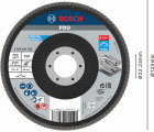 Disco de láminas PRO X571, fresa recta, 125 mm, G120
