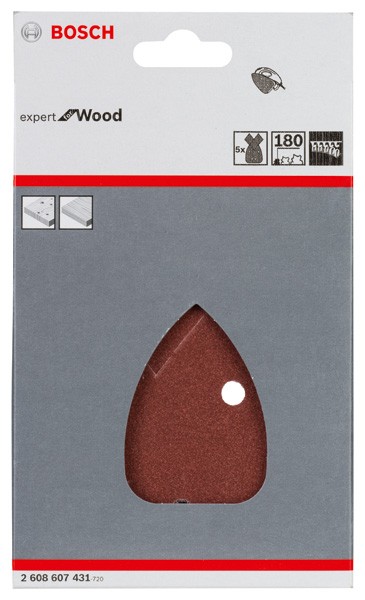 Estuche de 5 hojas de lija C430