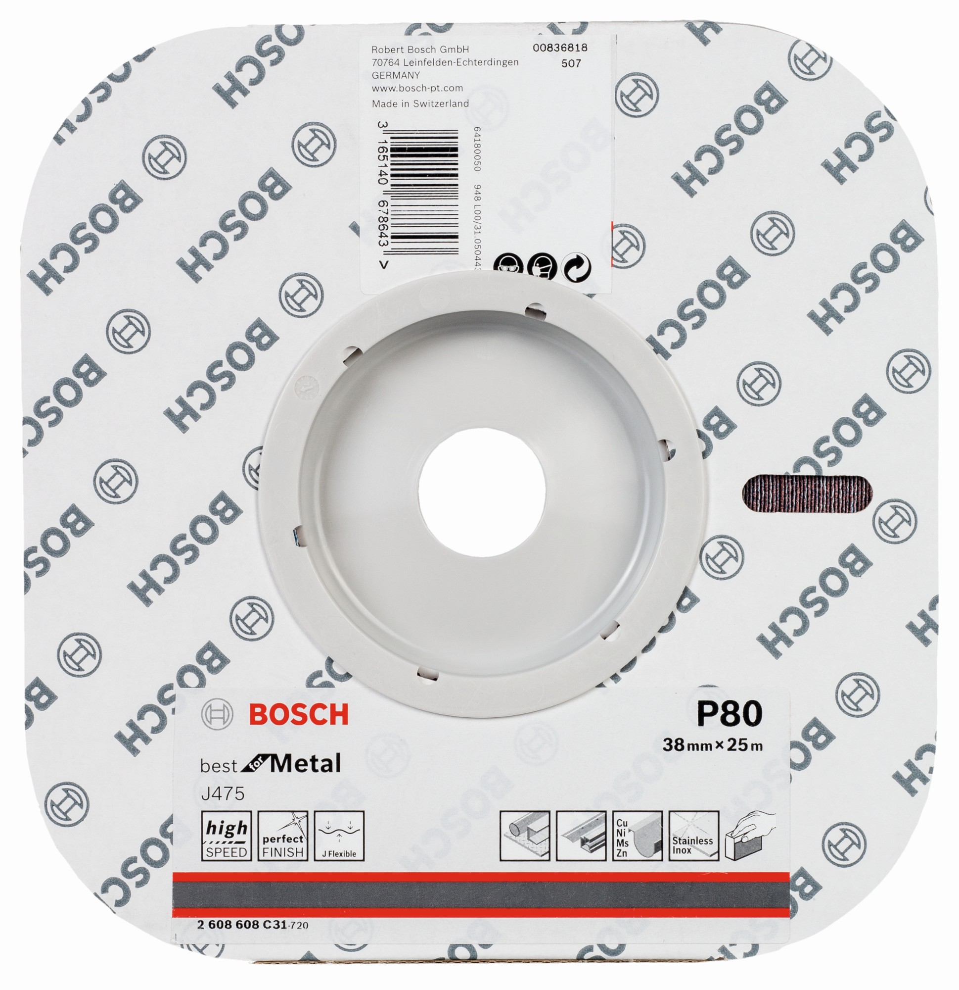 Rollo de lija de tela J475